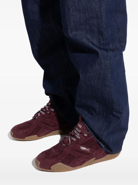 Versace Galaxia lace-up sneakers - Red