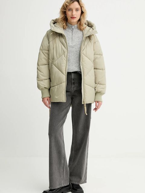 Marc O'Polo kurtka kolor zielony zimowa oversize 5000007656 - zdjęcie produktu nr 2