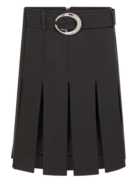 Rabanne belt zip skirt - Grey - zdjęcie produktu nr 1