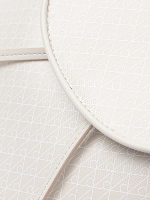 Calvin Klein plecak damski kolor biały mały wzorzysty LV04F3271G