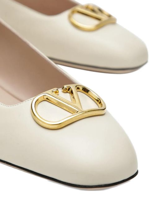 Valentino Garavani VLogo ballet flats - Neutrals