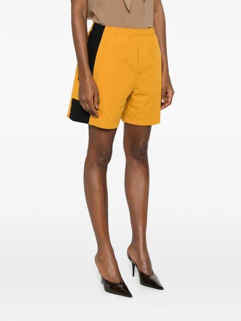 Saint Laurent Cassandre logo shorts - Yellow