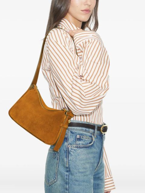 Tory Burch Romy suede shoulder bag - Brown