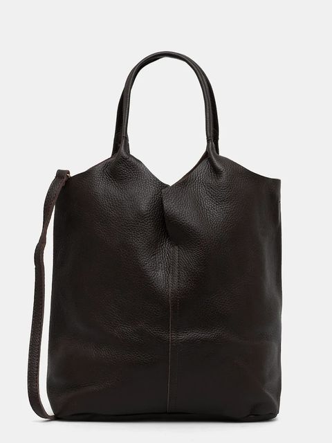 Answear.LAB torebka skórzana kolor brązowy - zdjęcie produktu nr 1