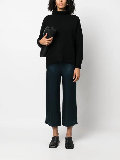 Max Mara fine-knit roll-neck jumper - Black