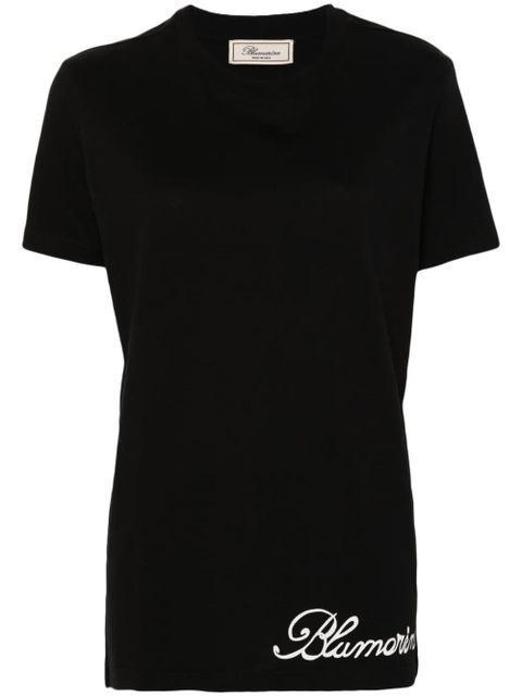 Blumarine logo-print T-shirt - Black - zdjęcie produktu nr 1