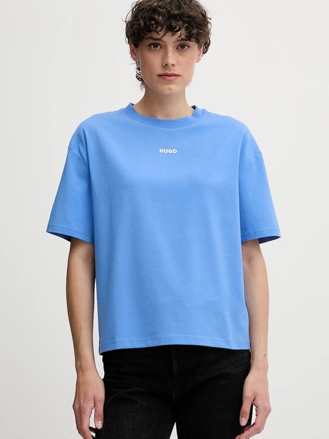 HUGO t-shirt lounge kolor fioletowy 50490593 - zdjęcie produktu nr 1