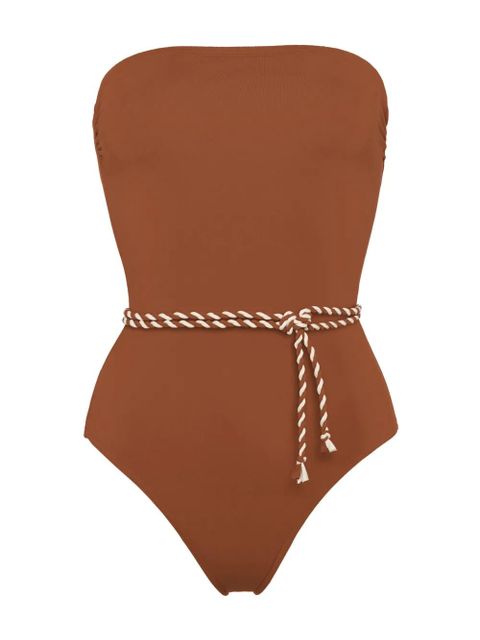 ERES Majorette strapless swimsuit - Brown