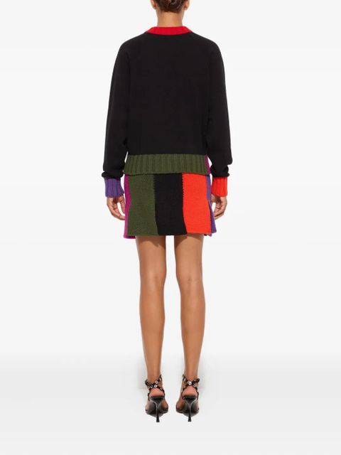 PUCCI color-block pocket cardigan - Black