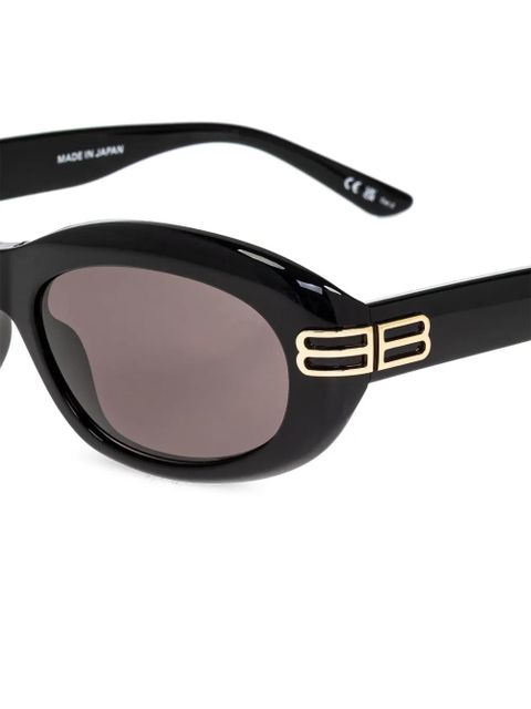Balenciaga Eyewear oval-frame sunglasses - Black - zdjęcie produktu nr 2