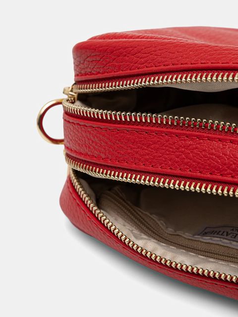 Answear.LAB torebka skórzana kolor czerwony