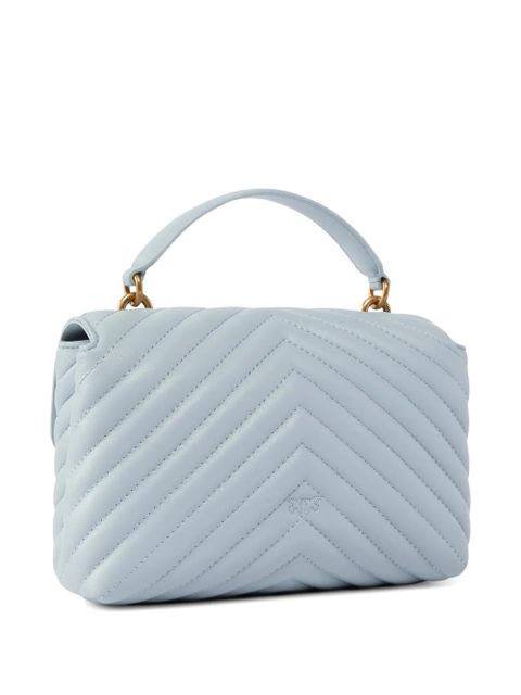 PINKO mini Lady Love chevron-pattern tote bag - Blue - zdjęcie produktu nr 2