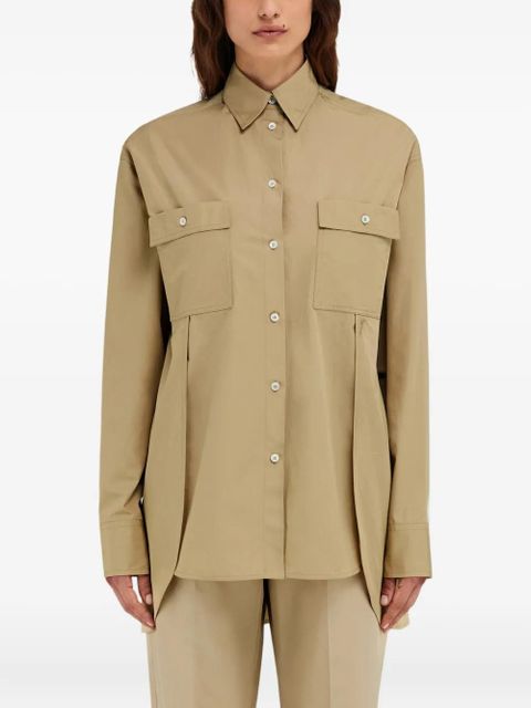 Ferragamo utility shirt - Neutrals