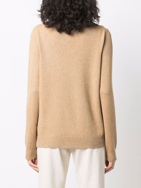 Maison Margiela knitted V-neck jumper - Yellow