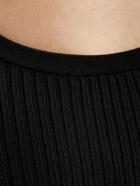 ZIMMERMANN ribbed scoup-neck tank top - Black