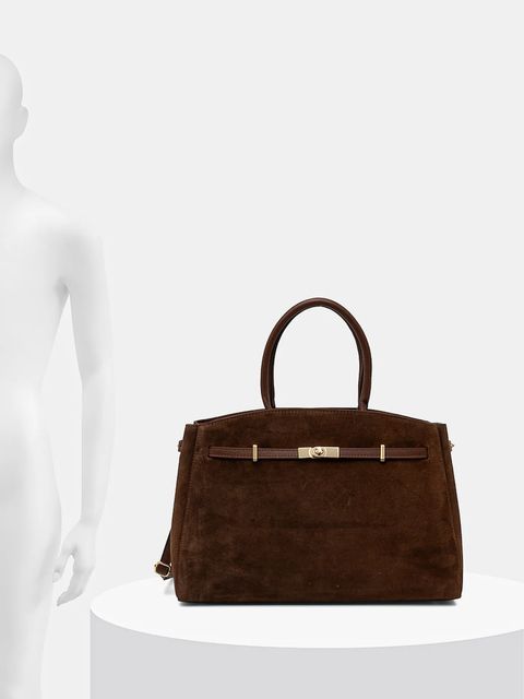 Answear.LAB torebka zamszowa