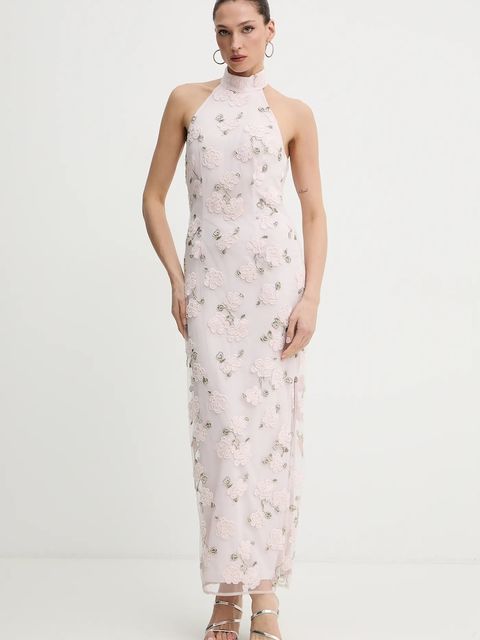 Rotate sukienka kolor różowy maxi prosta 1136743077 - zdjęcie produktu nr 1