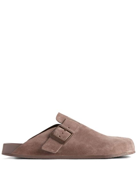 Balenciaga Sunday suede mules - Brown