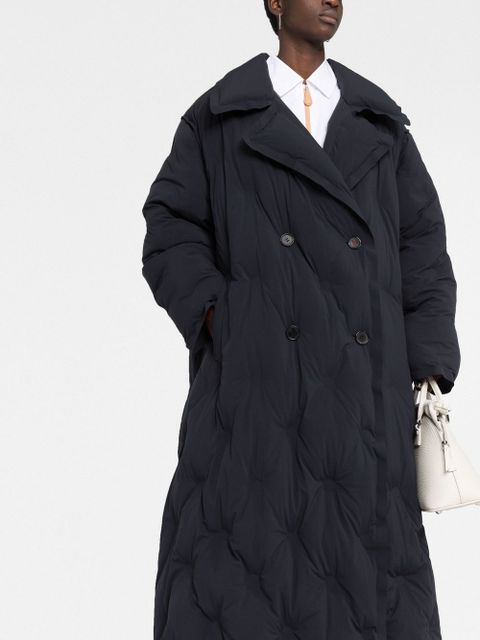 Maison Margiela padded double-breasted coat - Blue