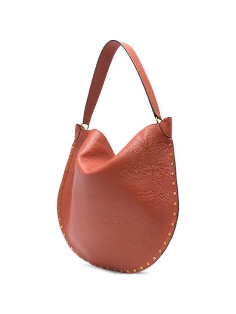 ISABEL MARANT grained-leather shoulder bag - Red