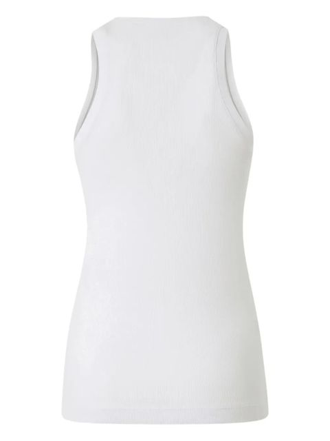 PINKO ribbed crew-neck top - White