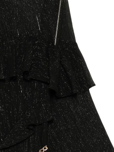 Michael Kors ruffled maxi dress - Black