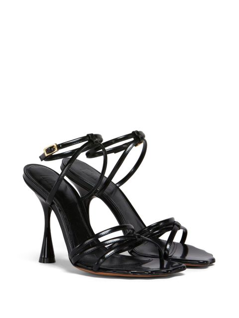 Marni leather sandals - Black - zdjęcie produktu nr 2