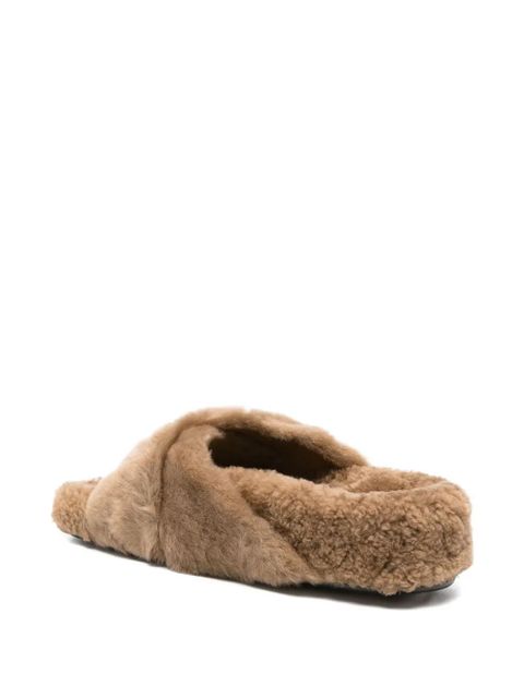 ATP Atelier shearling slippers - Neutrals - zdjęcie produktu nr 2