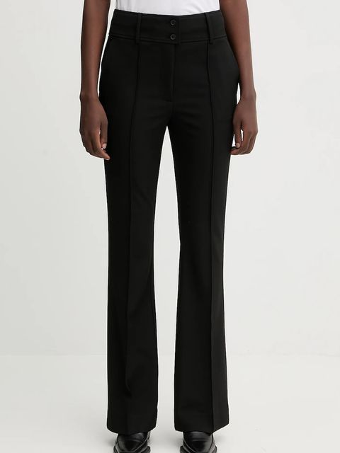 AllSaints spodnie ASTRA damskie kolor czarny proste high waist W042QD - zdjęcie produktu nr 1