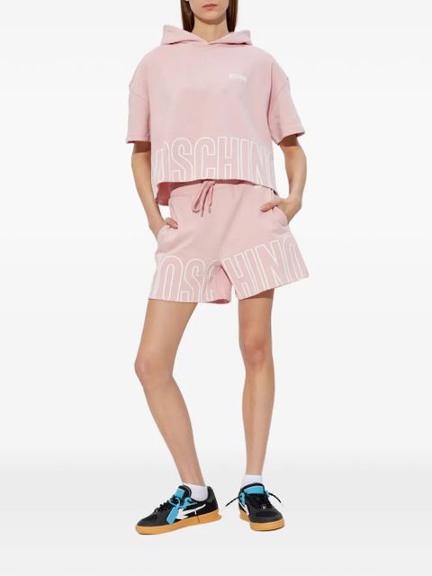 Moschino logo-print shorts - Pink - zdjęcie produktu nr 2