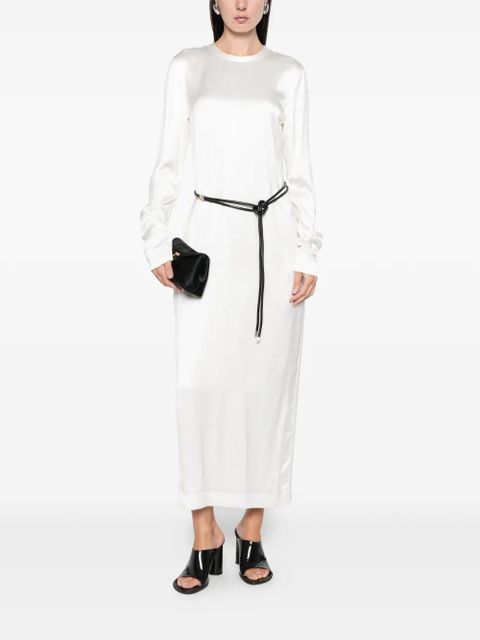 TOTEME long-sleeve midi dress - White - zdjęcie produktu nr 2