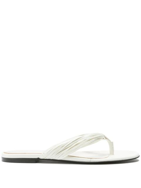 Proenza Schouler pleated-strap flat sandals - White - zdjęcie produktu nr 1