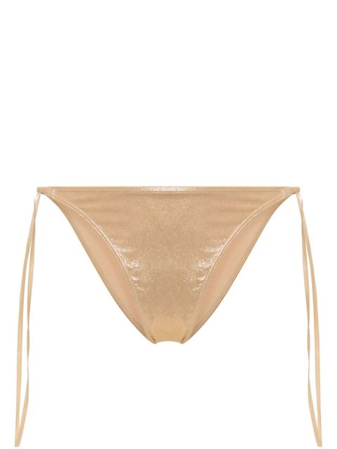 Cult Gaia Vallie metallic bikini bottoms - Gold