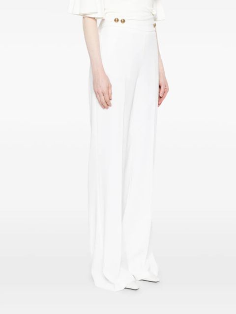 PINKO buttoned straight trousers - White