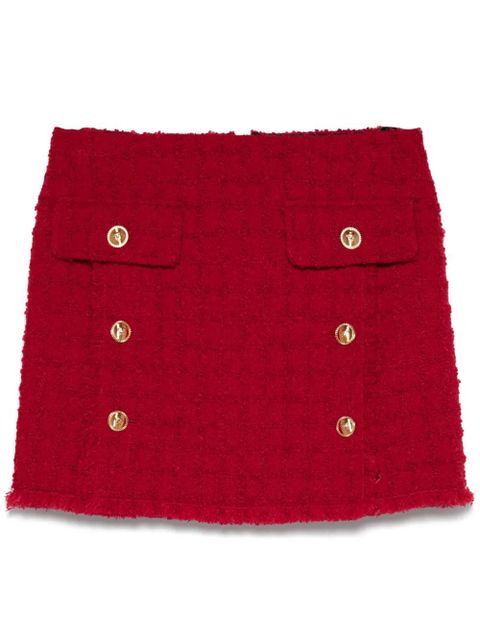Versace Heritage tweed mini skirt - Red - zdjęcie produktu nr 1
