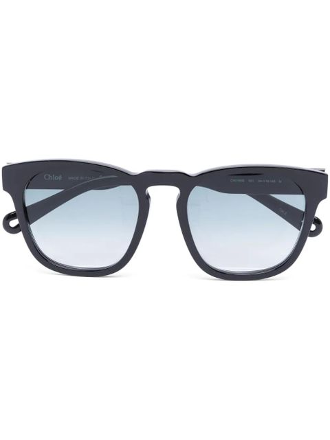 Chloé Eyewear Xena round-frame sunglasses - Black - zdjęcie produktu nr 1