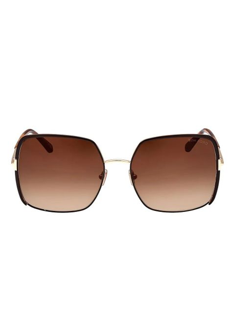 TOM FORD Eyewear square-frame sunglasses - Brown