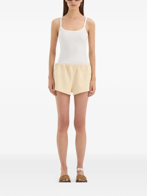 SIR. elasticised sabina mini shorts - Neutrals