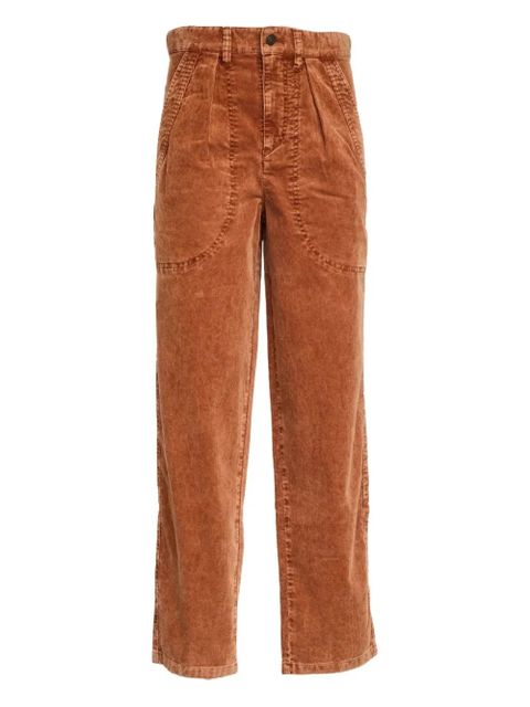 ISABEL MARANT Onyta corduroy trousers - Brown - zdjęcie produktu nr 1