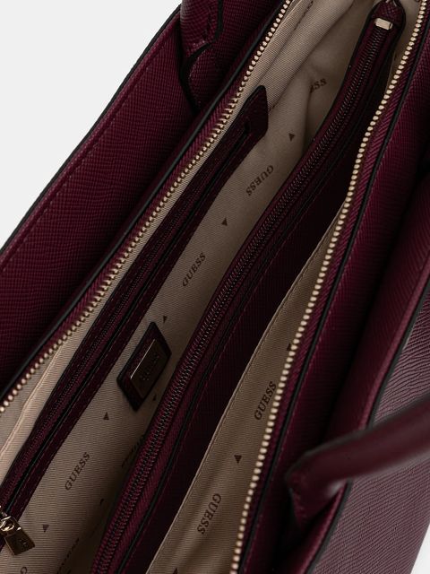 Guess torebka BOLENA kolor bordowy HWZG92 07090