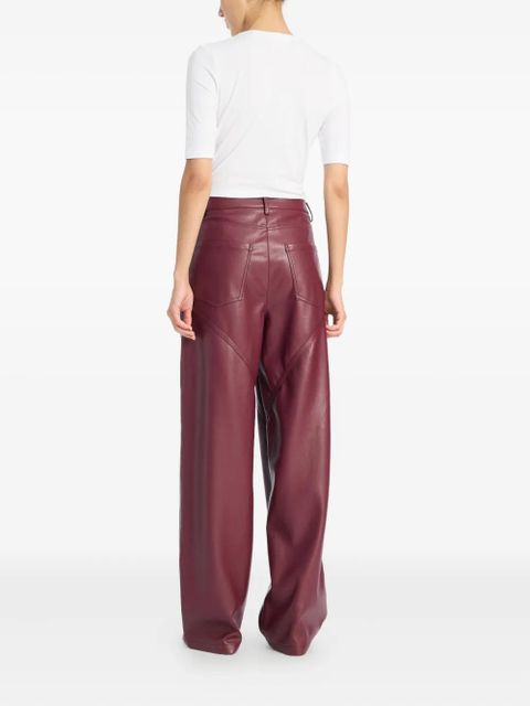 ROTATE BIRGER CHRISTENSEN logo-patch short-sleeve T-shirt - White