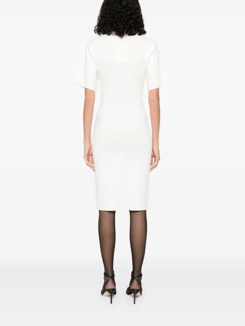 TOTEME fine-knit midi dress - White