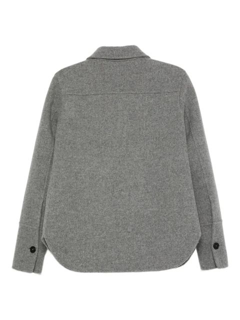 Jil Sander patch-pocket button-front jacket - Grey - zdjęcie produktu nr 2
