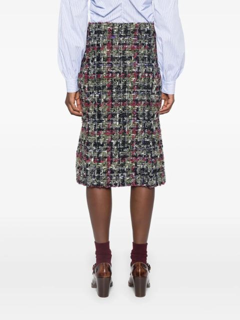 ETRO bouclé midi skirt - Grey