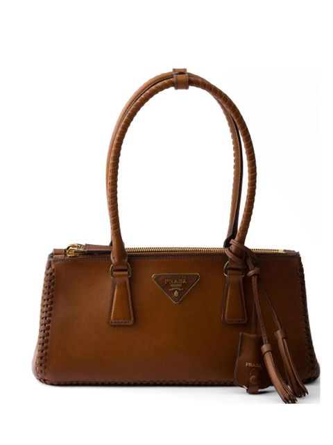 Prada Galleria medium leather bag - Brown - zdjęcie produktu nr 1