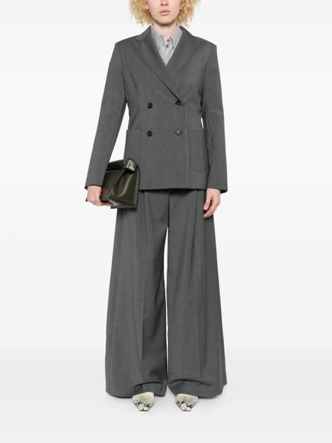 Weekend Max Mara pleated wide-leg trousers - Grey - zdjęcie produktu nr 2