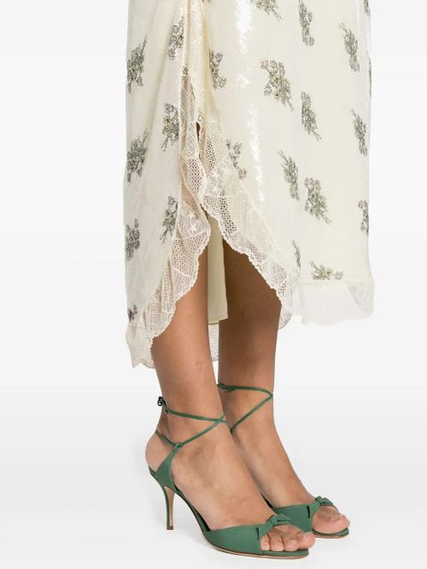 Zadig&Voltaire Risty sequinned maxi dress - Yellow