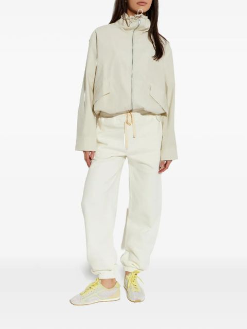 Jil Sander drawstring-detail cotton track pants - Neutrals - zdjęcie produktu nr 2