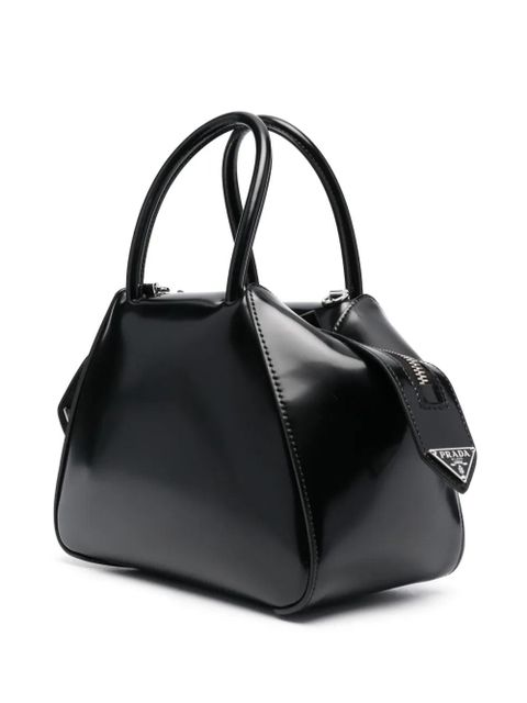 Prada Supernova brushed leather tote bag - Black