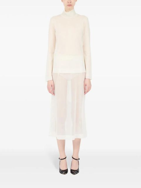 Maison Margiela silk jumper - Neutrals